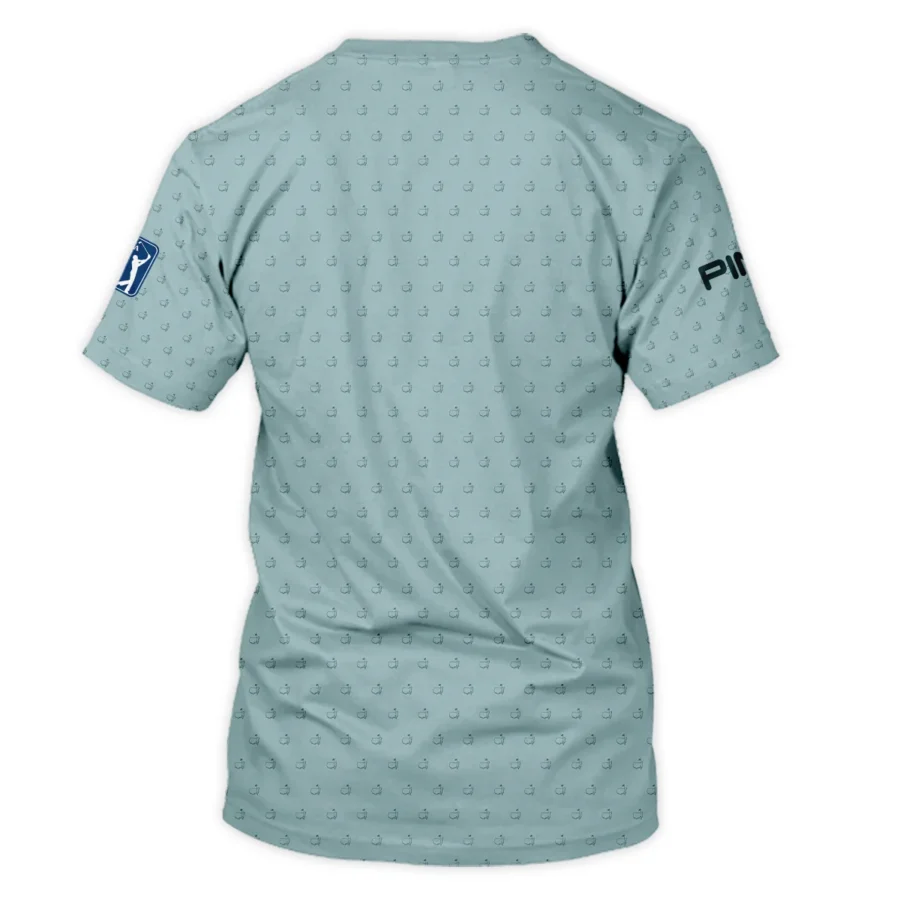 Golf Pattern Masters Tournament Ping Unisex T-Shirt Cyan Pattern All Over Print T-Shirt