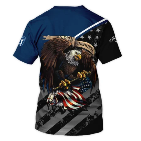 Special Version 124th U.S. Open Pinehurst Callaway Unisex T-Shirt Color Blue Eagle USA  T-Shirt