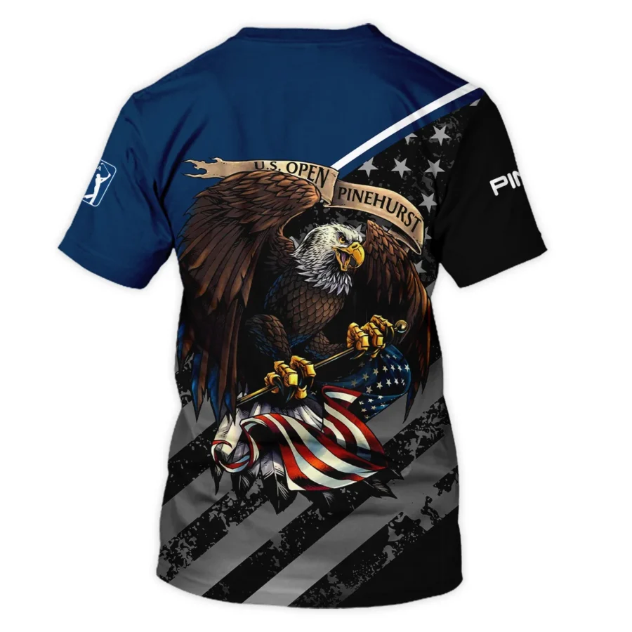 Special Version 124th U.S. Open Pinehurst Ping Unisex T-Shirt Color Blue Eagle USA  T-Shirt