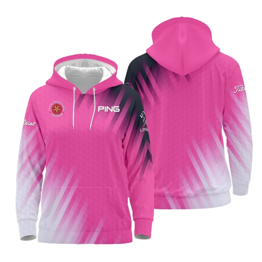 Golf 79th U.S. Women’s Open Lancaster Ping Hoodie Shirt Pink Color All Over Print Hoodie Shirt