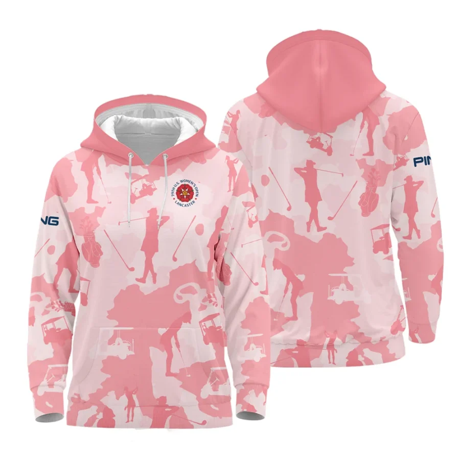 Camo Pink Color 79th U.S. Women’s Open Lancaster Ping Hoodie Shirt Golf Sport All Over Print Hoodie Shirt