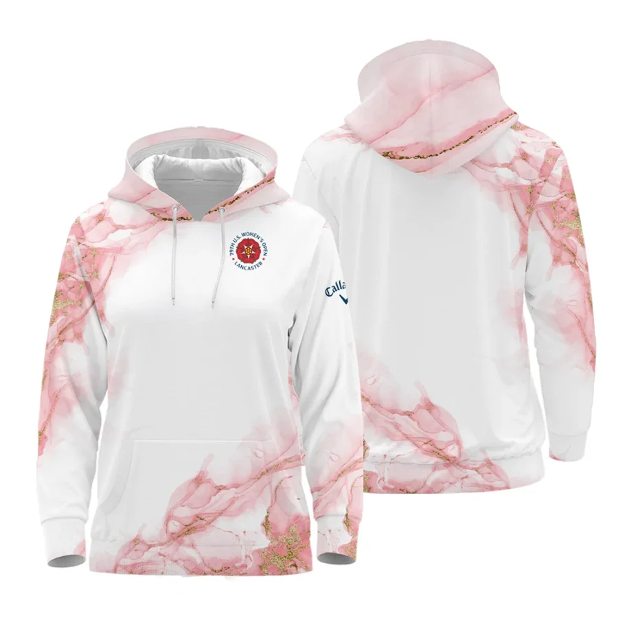 Pink Gold Marble 79th U.S. Women’s Open Lancaster Callaway Hoodie Shirt Golf Sport All Over Print Hoodie Shirt