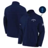 Taylor Made 2024 PGA Championship Golf Polo Shirt Dark Blue Gradient Pattern All Over Print Polo Shirt For Men