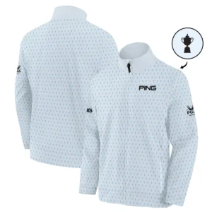 PGA Championship Valhalla Sports Ping Zipper Hoodie Shirt Cup Pattern Light Blue Pastel All Over Print Zipper Hoodie Shirt