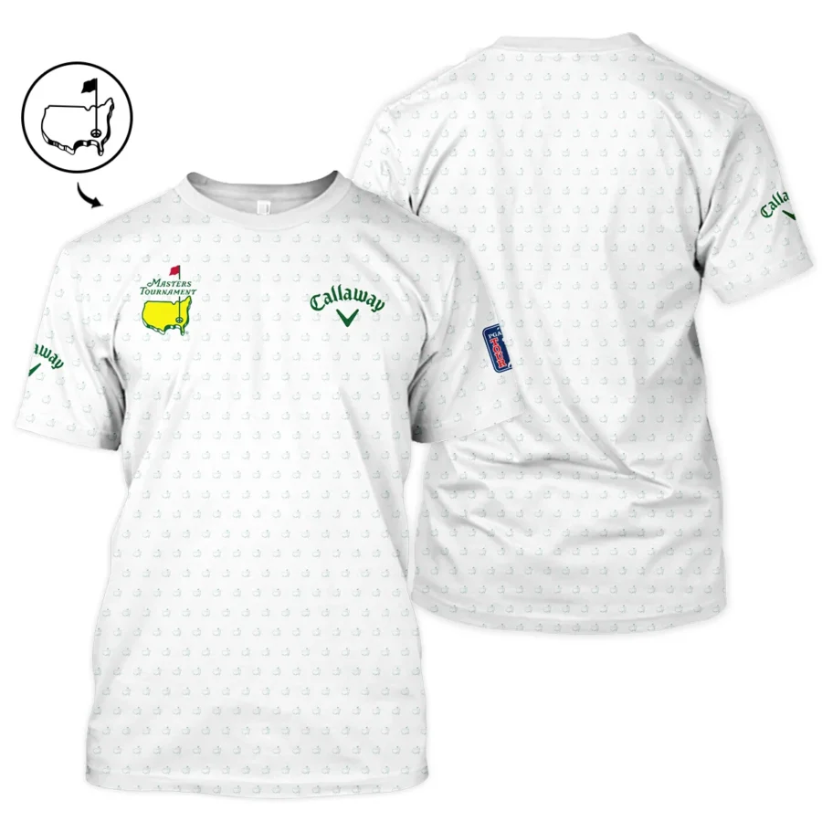 Masters Tournament Golf Callaway Unisex T-Shirt Logo Pattern White Green Golf Sports All Over Print T-Shirt