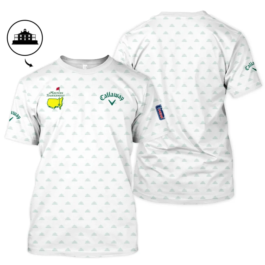 Golf Masters Tournament Callaway Unisex T-Shirt Cup Pattern White Green Golf Sports All Over Print T-Shirt