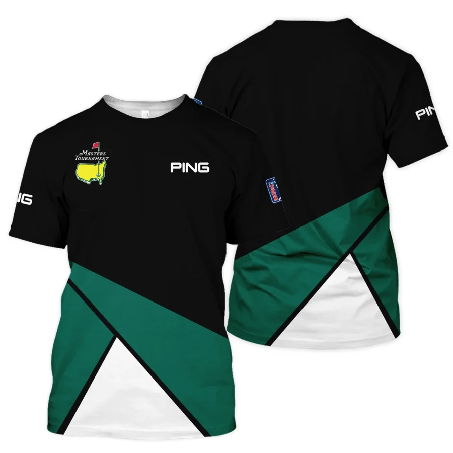 Golf Masters Tournament Ping Unisex T-Shirt Black And Green Golf Sports All Over Print T-Shirt