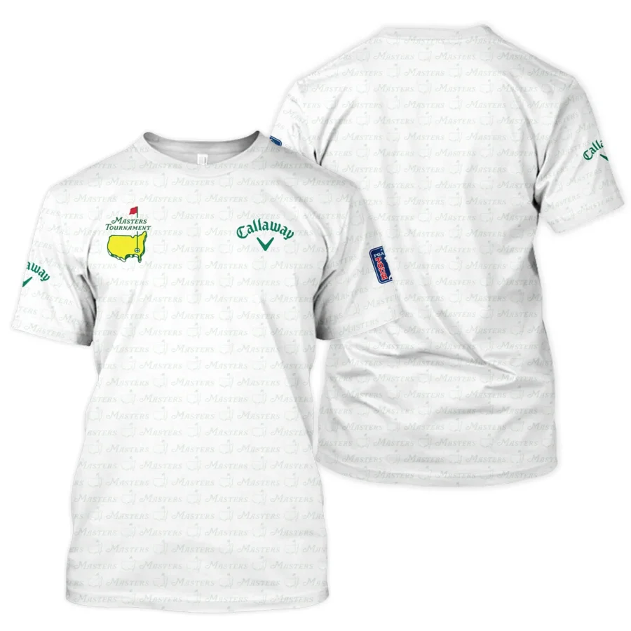 Pattern Masters Tournament Callaway Unisex T-Shirt White Green Sport Love Clothing T-Shirt