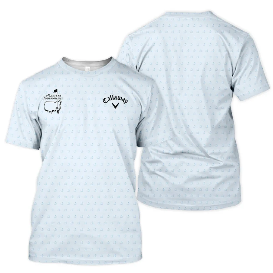 Pattern Masters Tournament Callaway Unisex T-Shirt White Light Blue Color Pattern Logo  T-Shirt