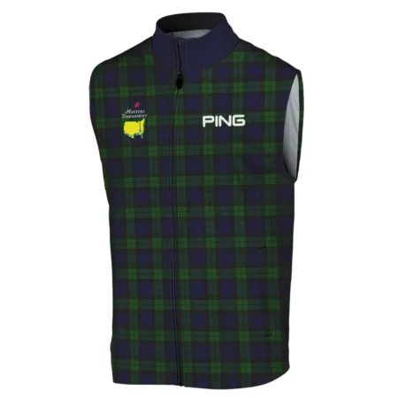 Masters Tournament Ping Golf Sleeveless Jacket Sports Green Purple Black Watch Tartan Plaid All Over Print Sleeveless Jacket