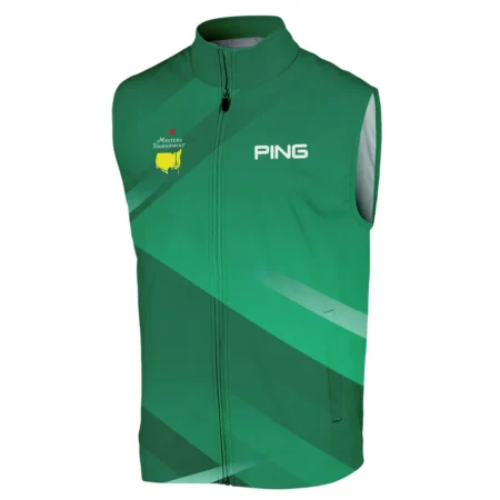 Ping Masters Tournament Golf Sleeveless Jacket Green Gradient Pattern Sports All Over Print Sleeveless Jacket