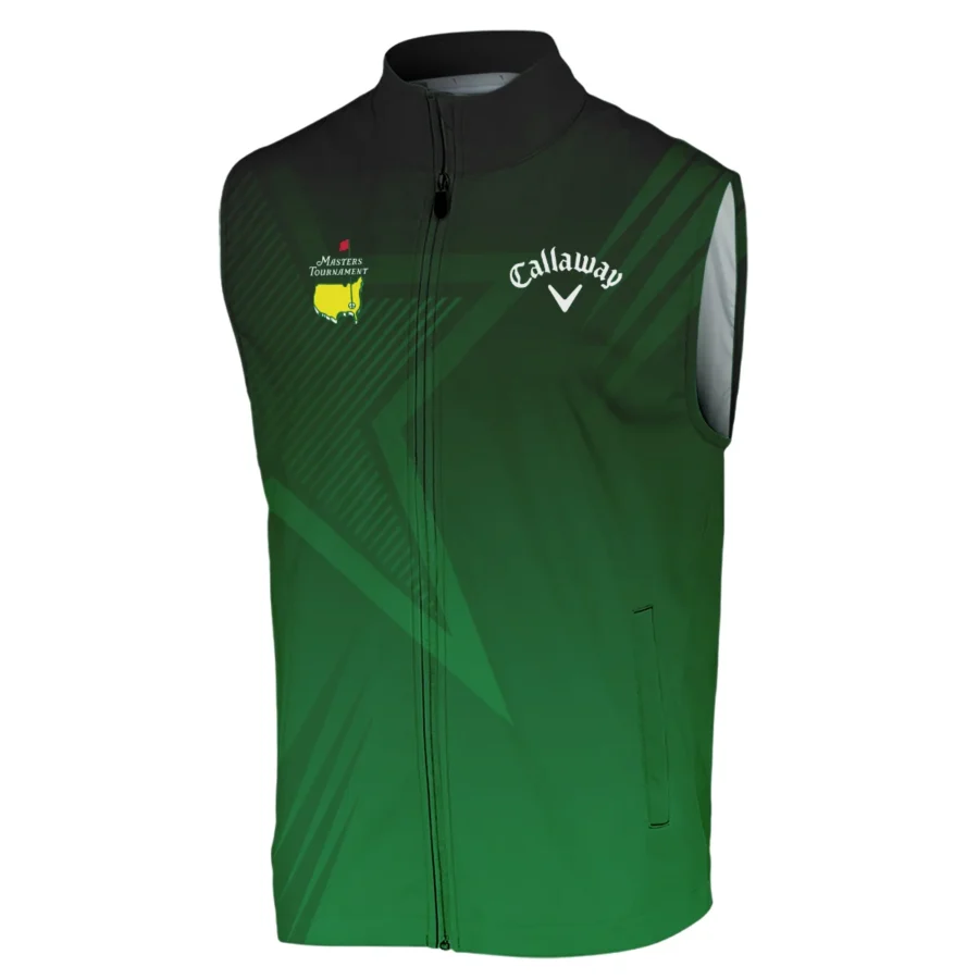 Callaway Masters Tournament Sleeveless Jacket Dark Green Gradient Star Pattern Golf Sports Sleeveless Jacket