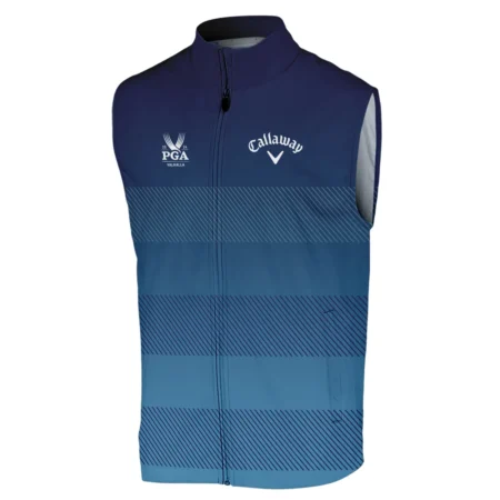 2024 PGA Championship Callaway Sleeveless Jacket Dark Blue Gradient Pattern All Over Print Sleeveless Jacket