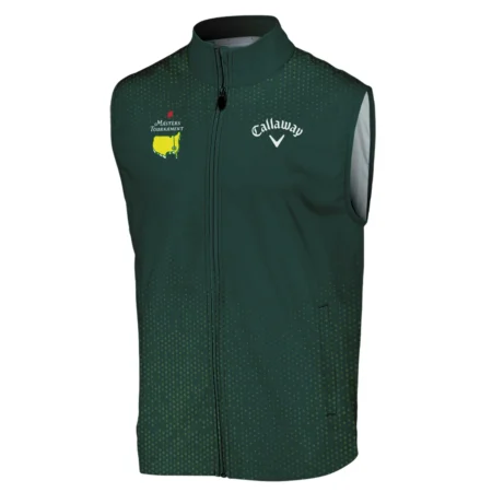 Golf Sport Masters Tournament Callaway Sleeveless Jacket Sports Dinamond Shape Dark Green Sleeveless Jacket