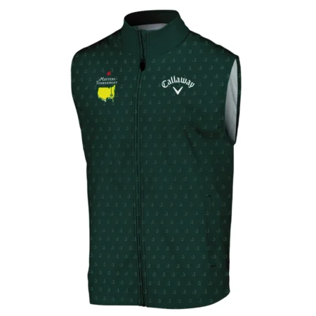 Golf Masters Tournament Callaway Sleeveless Jacket Logo Pattern Gold Green Golf Sports All Over Print Sleeveless Jacket