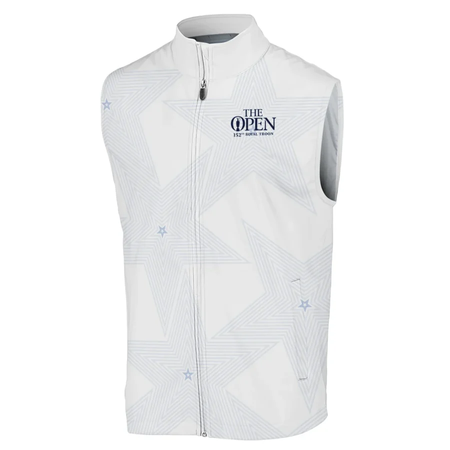 152nd The Open Championship Golf Callaway Sleeveless Jacket Stars White Navy Golf Sports All Over Print Sleeveless Jacket