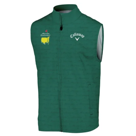 Golf Pattern Masters Tournament Callaway Sleeveless Jacket Green Color Golf Sports All Over Print Sleeveless Jacket