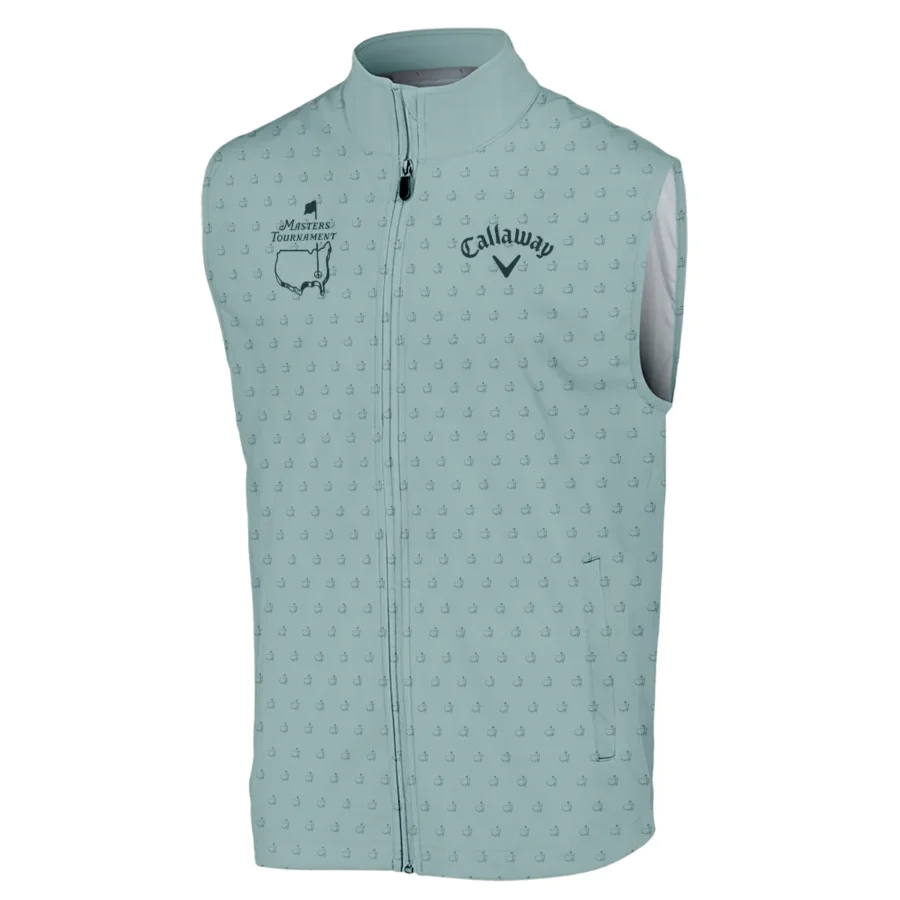 Golf Pattern Masters Tournament Callaway Sleeveless Jacket Cyan Pattern All Over Print Sleeveless Jacket