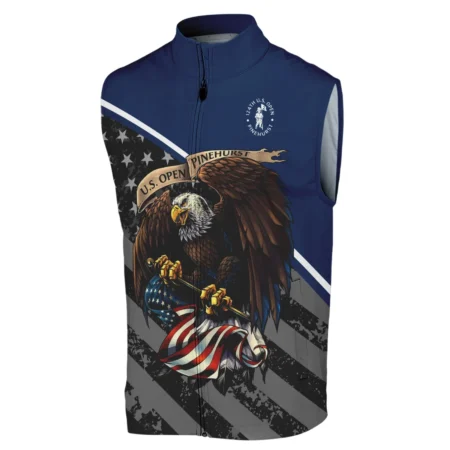 Special Version 124th U.S. Open Pinehurst Callaway Sleeveless Jacket Color Blue Eagle USA  Sleeveless Jacket