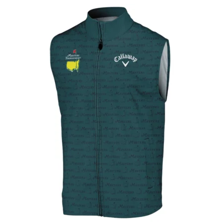 Pattern Dark Green Masters Tournament Callaway Sleeveless Jacket Color Green Sleeveless Jacket