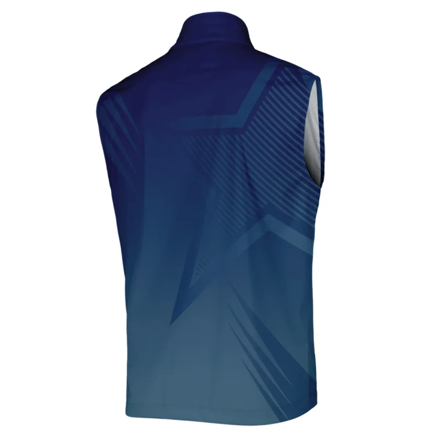 2024 PGA Championship Valhalla Golf Sport Ping Sleeveless Jacket Star Blue Gradient Straight Pattern Sleeveless Jacket