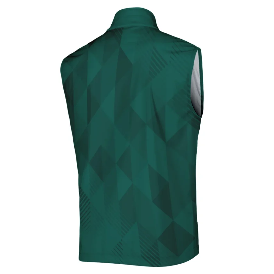 Masters Tournament Golf Sport Ping Sleeveless Jacket Sports Triangle Abstract Green Sleeveless Jacket