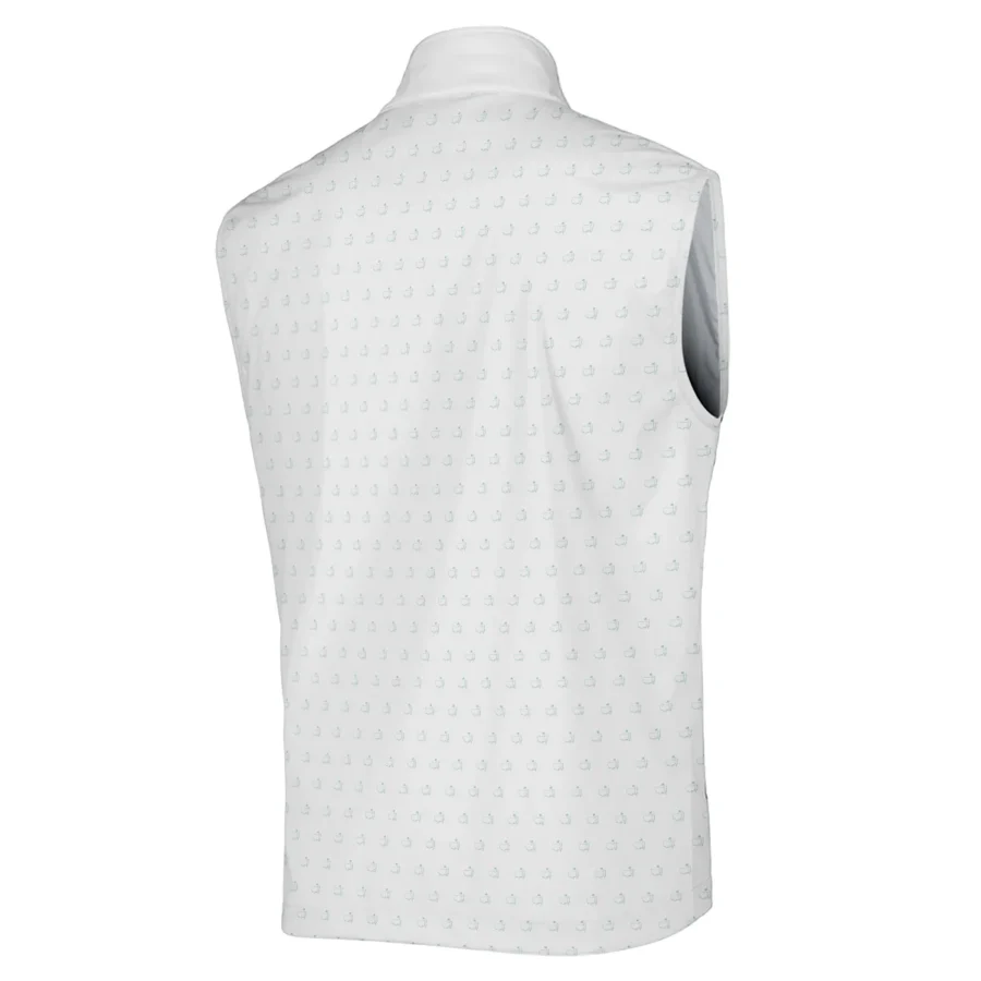 Golf Sport Masters Tournament Ping Sleeveless Jacket Sports Logo Pattern White Green Sleeveless Jacket