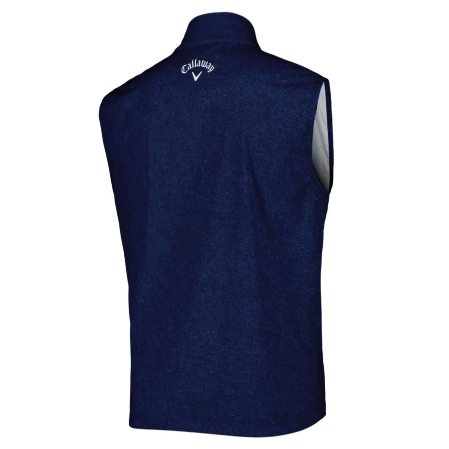 Special Version 2024 PGA Championship Valhalla Callaway Sleeveless Jacket Blue Paperboard Texture Sleeveless Jacket