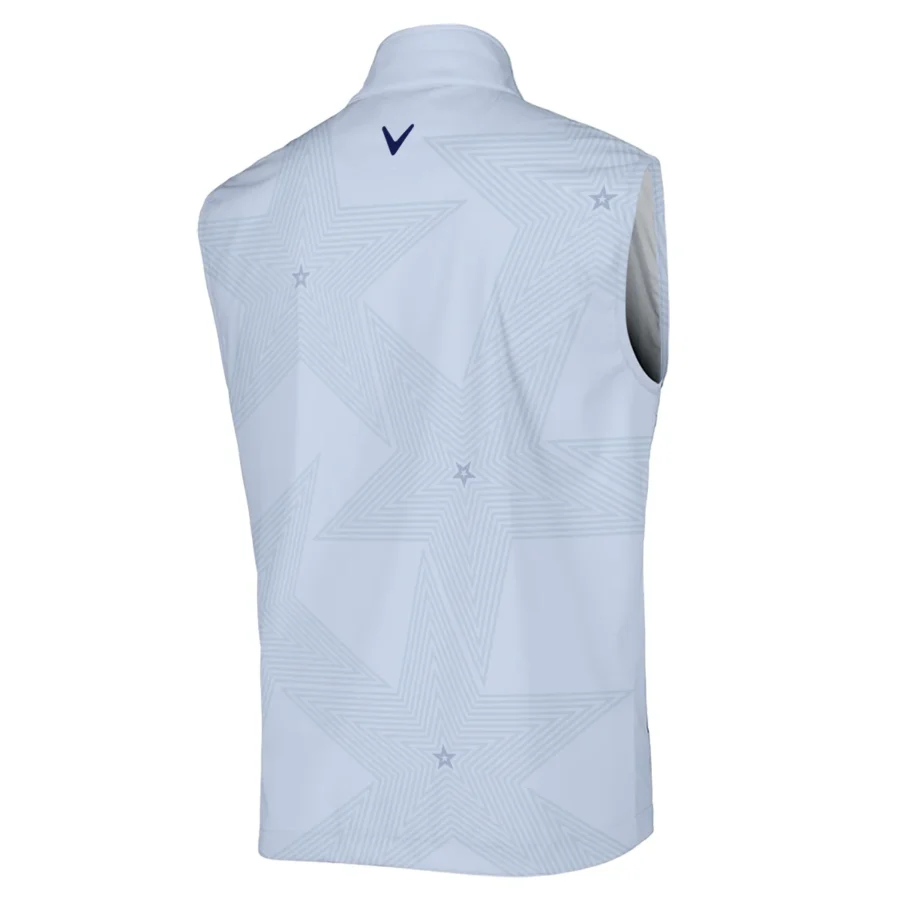 2024 PGA Championship Golf Sport Callaway Sleeveless Jacket Sports Star Sripe Lavender Mist Sleeveless Jacket