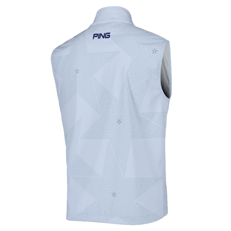 2024 PGA Championship Golf Sport Ping Sleeveless Jacket Sports Star Sripe Lavender Mist Sleeveless Jacket