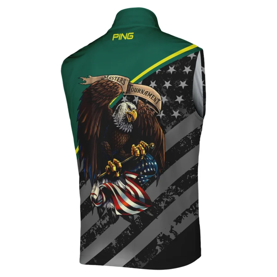 Special Version Golf Masters Tournament Ping Sleeveless Jacket Egale USA Green Color Golf Sports All Over Print Sleeveless Jacket