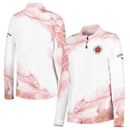 Pink Gold Marble 79th U.S. Women’s Open Lancaster Callaway Full-Zip Jacket Golf Sport All Over Print Full-Zip Jacket