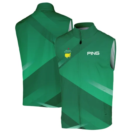 Ping Masters Tournament Golf Sleeveless Jacket Green Gradient Pattern Sports All Over Print Sleeveless Jacket