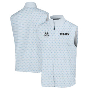 2024 PGA Championship Ping Golf Bomber Jacket Light Blue Pastel Golf Cup Pattern All Over Print Bomber Jacket