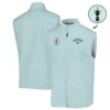 Sports 124th U.S. Open Callaway Pinehurst Zipper Polo Shirt Cup Pattern Pastel Green All Over Print Zipper Polo Shirt For Men
