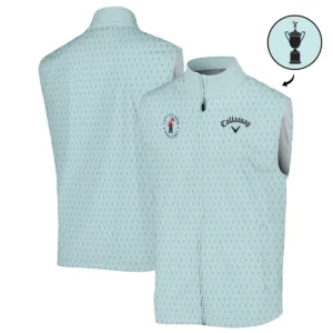 Sports 124th U.S. Open Ping Pinehurst Long Polo Shirt Cup Pattern Pastel Green All Over Print Long Polo Shirt For Men