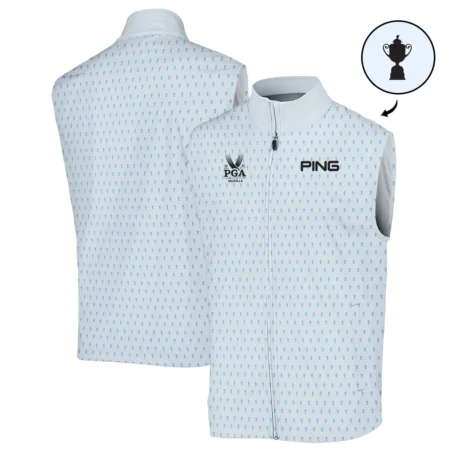 PGA Championship Valhalla Sports Ping Zipper Hoodie Shirt Cup Pattern Light Blue Pastel All Over Print Zipper Hoodie Shirt