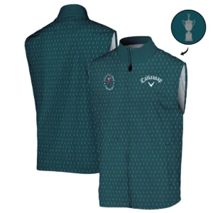 Callaway 124th U.S. Open Pinehurst Sports Zipper Hoodie Shirt Cup Pattern Green All Over Print Zipper Hoodie Shirt