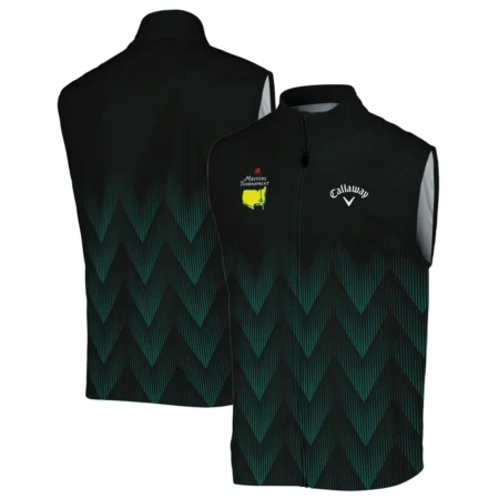 Masters Tournament Golf Callaway Polo Shirt Zigzag Pattern Dark Green Golf Sports All Over Print Polo Shirt For Men