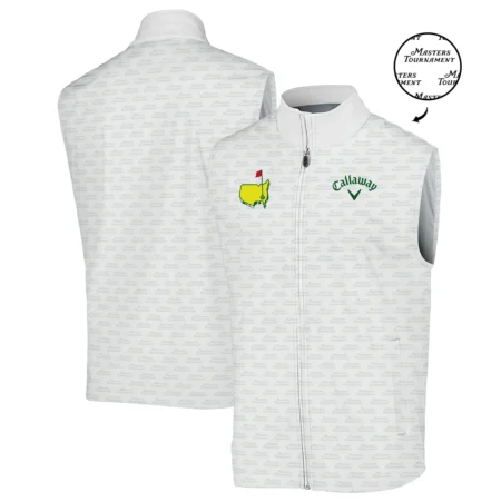 Masters Tournament Golf Callaway Polo Shirt Logo Text Pattern White Green Golf Sports All Over Print Polo Shirt For Men