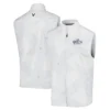 The 152nd Open Championship Golf Sport Taylor Made Zipper Polo Shirt Sports Star Sripe White Navy Zipper Polo Shirt For Men