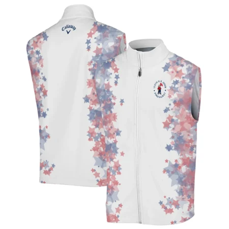 Special Version 124th U.S. Open Pinehurst Callaway Sleeveless Jacket Coloured Stars Sleeveless Jacket