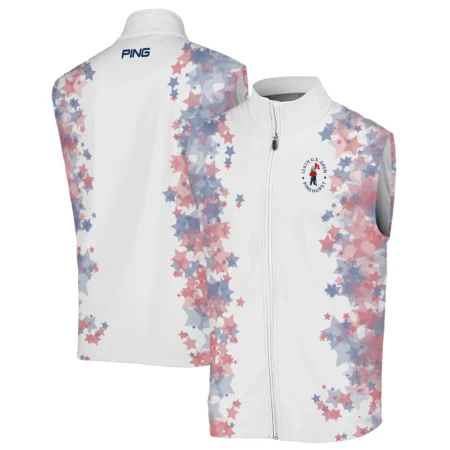 Special Version 124th U.S. Open Pinehurst Ping Sleeveless Jacket Coloured Stars Sleeveless Jacket