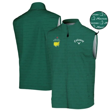 Golf Pattern Masters Tournament Callaway Sleeveless Jacket Green Color Golf Sports All Over Print Sleeveless Jacket