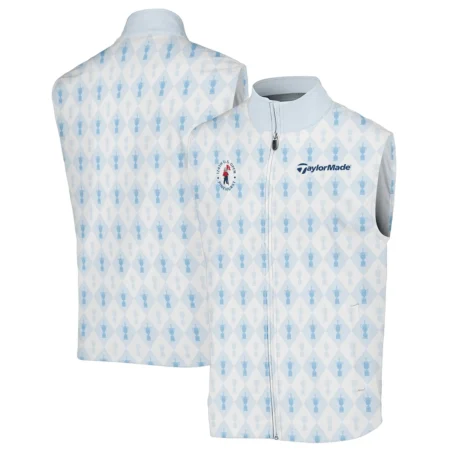 PGA Tour 124th U.S. Open Pinehurst Taylor Made Sleeveless Jacket Sports Pattern Cup Color Light Blue Sleeveless Jacket