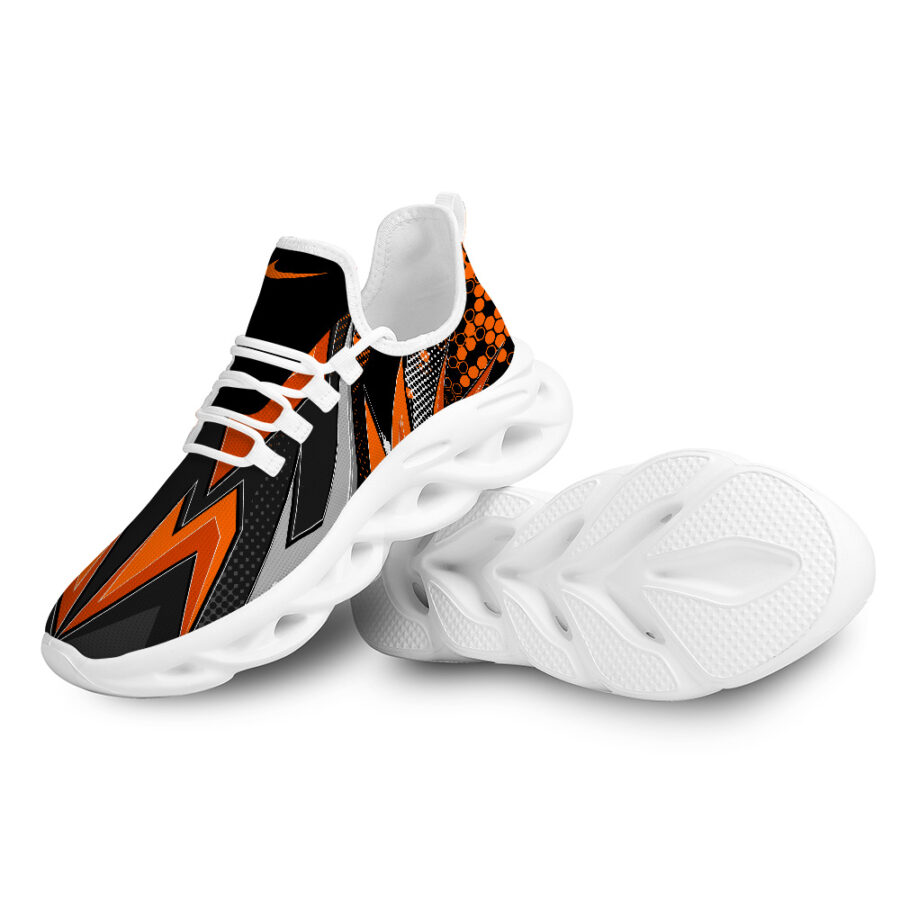 Sport Max Soul Shoes White Sole Nike Orange  Style Classic Sneaker Gift For Fans