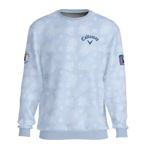 124th U.S. Open Pinehurst Callaway Golf Unisex T-Shirt Light Blue Pastel Floral Hawaiian Pattern All Over Print T-Shirt