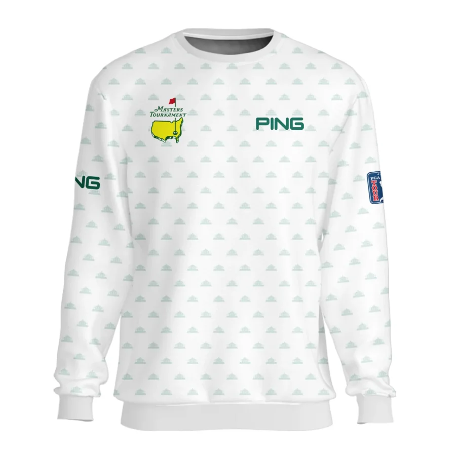 Golf Masters Tournament Ping Unisex Sweatshirt Cup Pattern White Green Golf Sports All Over Print Sweatshirt