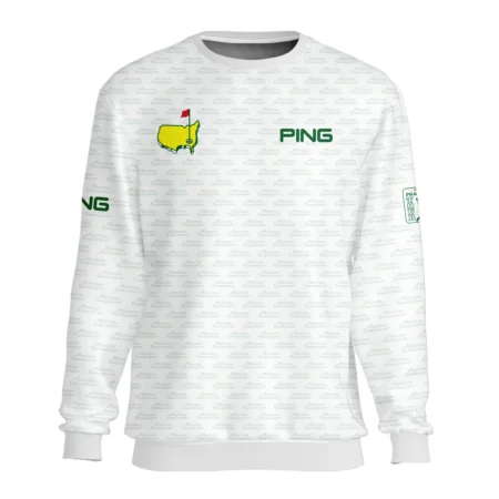 Masters Tournament Golf Ping Unisex Sweatshirt Logo Text Pattern White Green Golf Sports All Over Print Sweatshirt