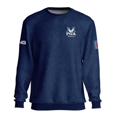 Special Version 2024 PGA Championship Valhalla Ping Unisex Sweatshirt Blue Paperboard Texture Sweatshirt